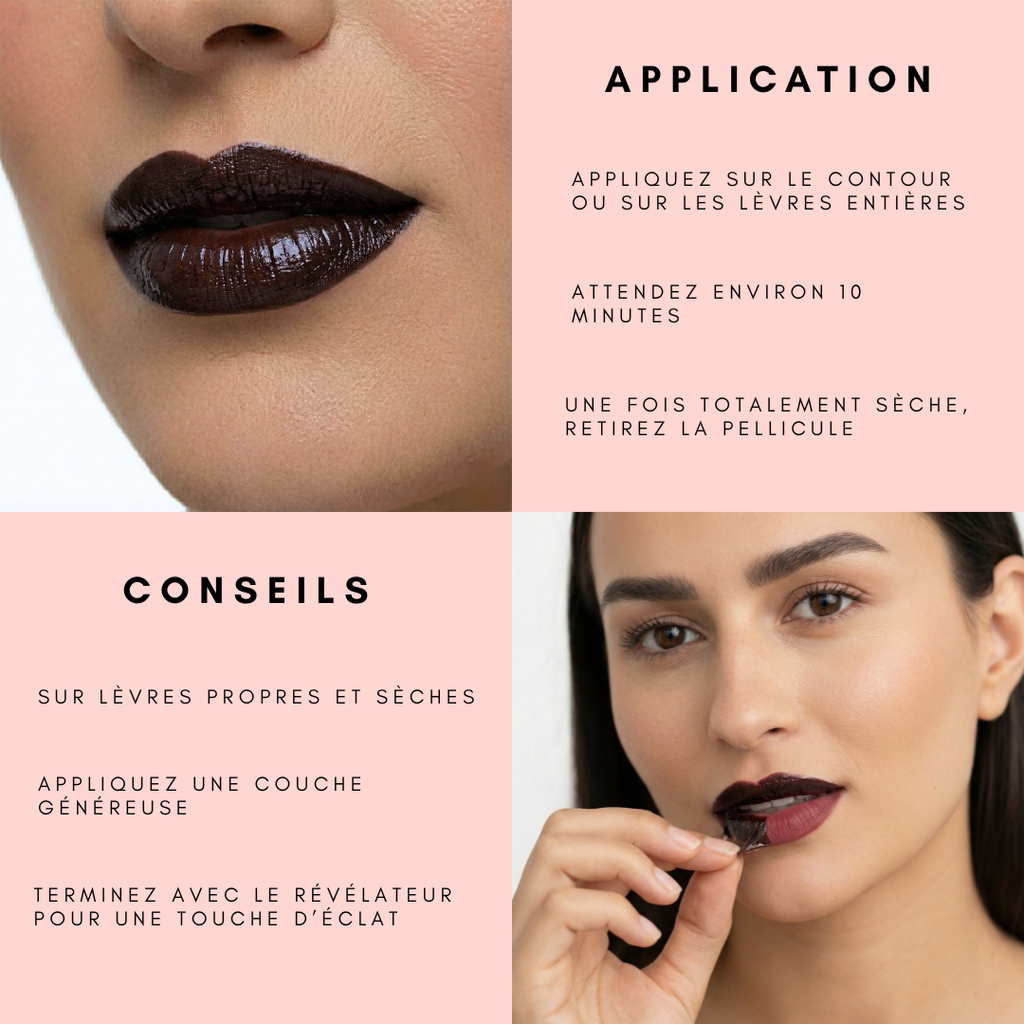 Encre à lèvres semi-permanente